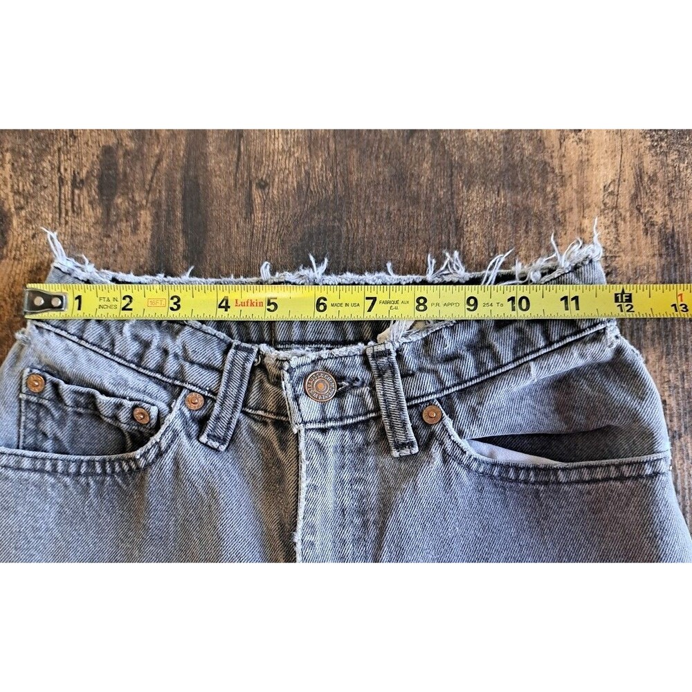 Vintage Levi's 512 Slim Fit Tapered Jeans Short - Picture 9 of 12
